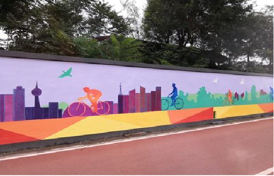 巢湖墙体彩绘-围墙