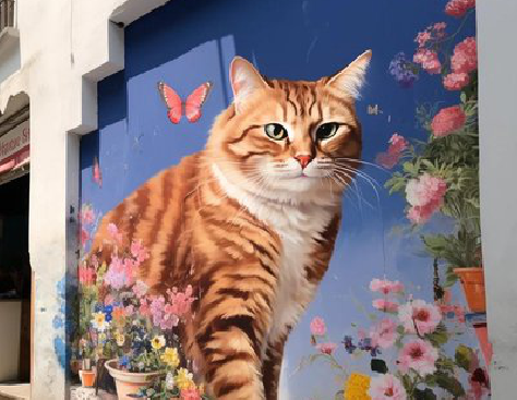 巢湖自己绘制有个性的手绘墙