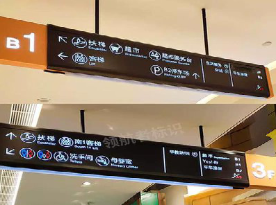 巢湖如何通过商场标识牌引导客流分布？