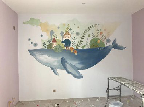 巢湖手绘墙的特点及优势。